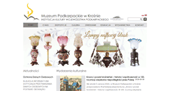 Desktop Screenshot of muzeum.krosno.pl