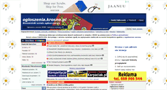 Desktop Screenshot of ogloszenia.krosno.pl