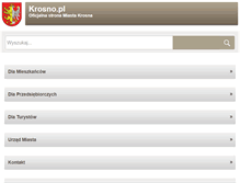 Tablet Screenshot of krosno.pl