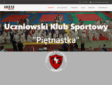 Tablet Screenshot of judo.krosno.net.pl